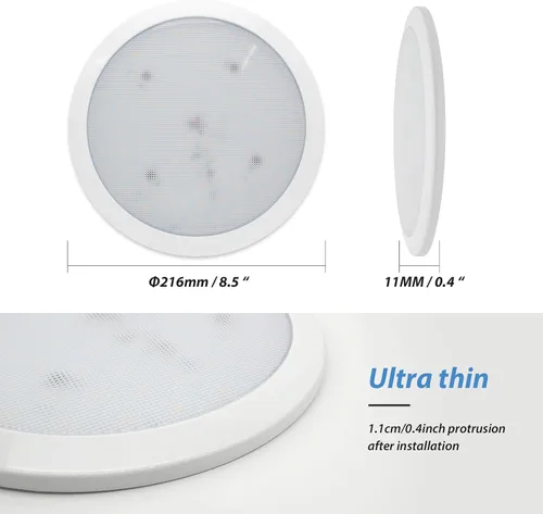 Miniatura 5 de Lámpara de techo Dream Lighting, de luz LED, ópalo, 8.5 pulgada