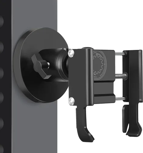 Vinkqiado Soporte magnético para teléfono de gimnasio, soporte de teléfono con base magnética de metal para equipo de gimnasio, tractor,