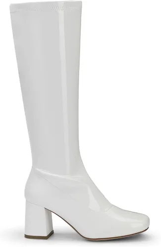 Miniatura 2 de DREAM PAIRS Botas Gogo para mujer, punta cuadrada, botas altas hasta la rodilla para mujer