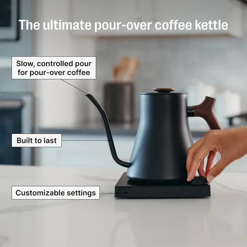 Miniatura 4 de Fellow Stagg EKG Pro Studio Edition - Tetera eléctrica de cuello de cisne - Para café y té, calentamiento rápido, control preciso de temperatura