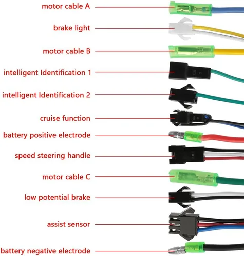 Miniatura 6 de Dioche Controlador de velocidad del motor, controlador de motor de cepillo eléctrico, controlador de motor Brainpower de 36V/48V 350W para scooter
