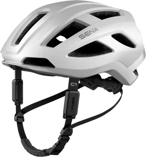 Sena Casco de ciclismo inteligente C1 Mate blanco
