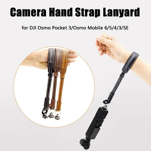 Miniatura 2 de Correa de mano para cámara fotográfica, correa de muñeca, soporte para DJI Osmo Pocket 3 Camera Wristband Hand Grip