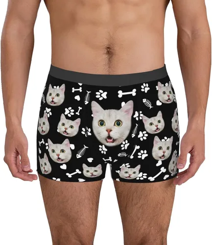 Miniatura 4 de Nsipan Ropa interior personalizada para hombres, calzoncillos tipo bóxer para novio, marido