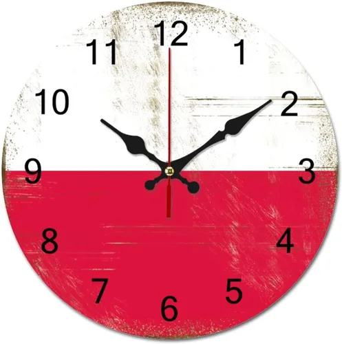 Miniatura 9 de Reloj de pared grande con diseño de bandera de San Vicente y la Granadina, funciona con pilas, reloj colgante silencioso de 9 pulgadas, decoración