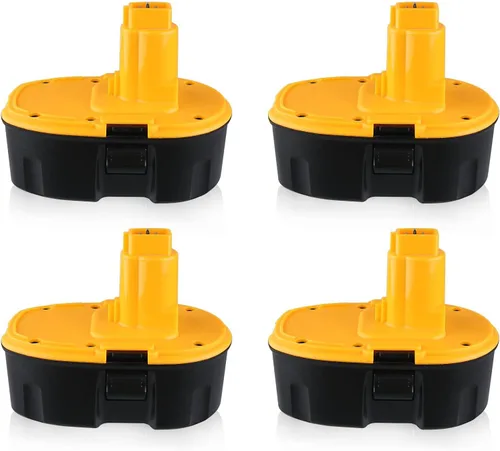 Paquete de 4 baterías de repuesto NI-MH 5500mAh DC9096 para batería Dewalt de 18 V DC9099 DC9098 DW9099 DW9098 compatible con herramientas