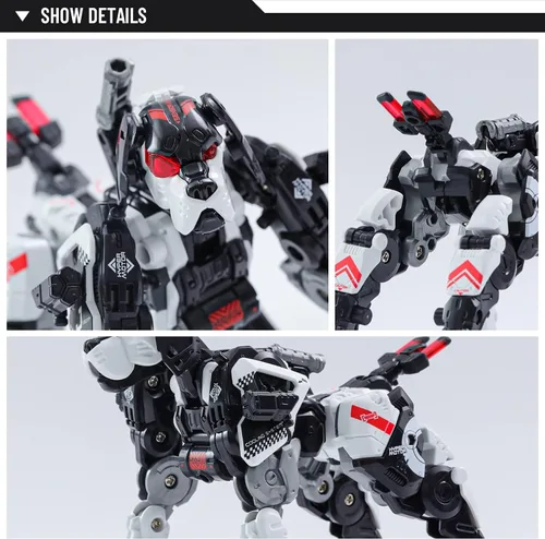 Miniatura 4 de 52TOYS Beastbox BB-51C Jawliet - Figura de acción de juguete de deformación, juguetes de conversión en mecha y cubo, regalo perfecto de fiesta