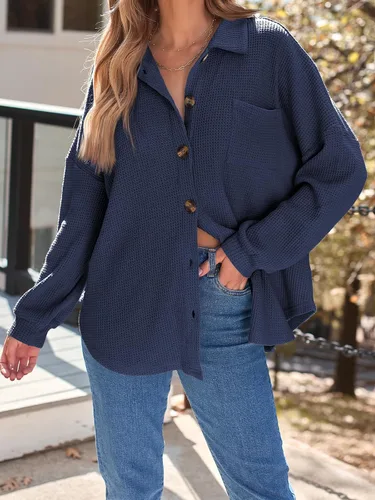Miniatura 5 de AUTOMET Cothes de otoño para mujer 2025, trajes de concierto de campo de moda, chaquetas de pana, camisas con botones