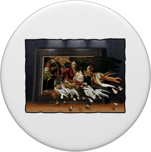Miniatura 3 de Última Cena Leonardo Da Vinci Pinturas de Arte Clásico PopSockets Estándar PopGrip
