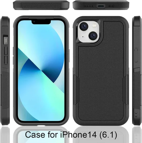 Miniatura 8 de MDCN Funda resistente para teléfono: protección de doble capa, a prueba de golpes, resistente con protector de pantalla, prueba de caídas de grado