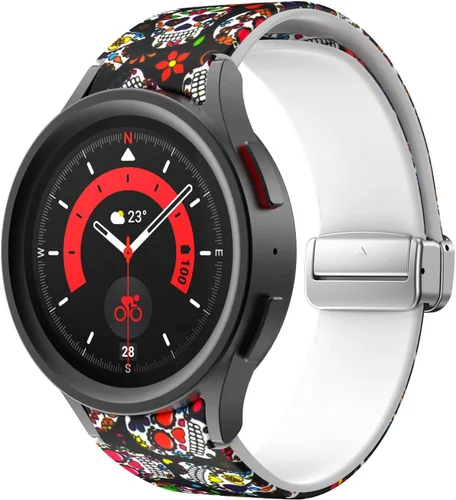 Miniatura 17 de VeveXiao Correa deportiva compatible con Samsung Galaxy Watch 7 FE 6 5 4 Band 1.575 in 1.732 in/Galaxy Watch 5 Pro Band 1.772 pulgadas, correa