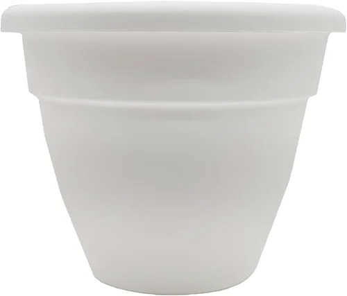 Miniatura 26 de The HC Companies, Caribbean - Maceta de plástico y ligera de 6 pulgadas para interiores y exteriores, maceta para hierbas y flores, color negro