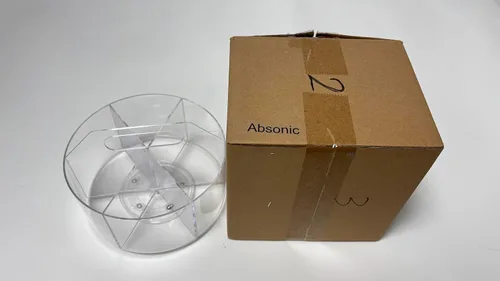 Miniatura 9 de Organizador de Lápices y Bolígrafos de Acrílico Absonic, Porta Lápices Giratório de 360 Grados, Organizador de Ceras para Niños, Organizador