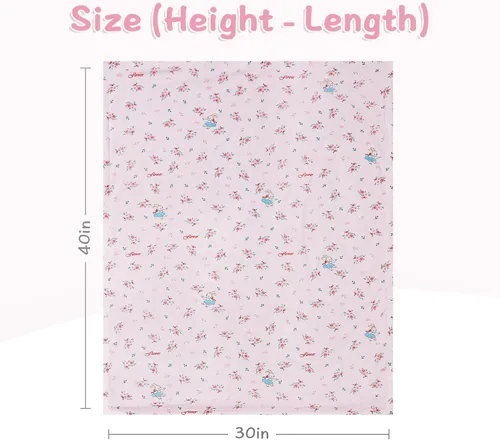 Miniatura 2 de QSTEHEML Mantas para bebé para niñas, manta de minky súper suave para guardería unisex, regalos para bebé de doble capa con reverso punteado, manta
