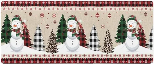 Miniatura 7 de Tapete de baño de Navidad para bañera, antideslizante, de secado rápido y absorbente, tierra de diatomeas, fregadero, dormitorio, cocina, lavable