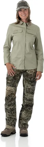 Miniatura 5 de DOING SOMETHING GREAT Women's Field Pants Durable Ripstop Fabric, Articulated Knees