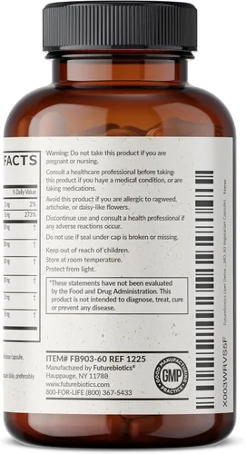 Miniatura 5 de Futurebiotics La fórmula avanzada de desintoxicación y limpieza del hígado apoya la función hepática saludable con cardo mariano, extracto de diente