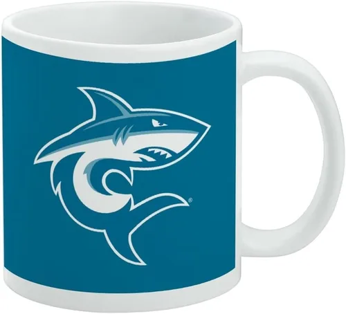 Miniatura 440 de Taza de cerámica con logotipo principal de Marshall, tazas originales para regalo para café, té y bebidas calientes, 11 oz, blanca