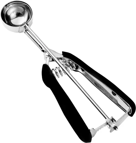 Miniatura 17 de HOMURE H Large Cookie Scoop 8 Tablespoon, 4 oz Ice Cream Scoop with Trigger, #8 Portion Scoop, Muffin Scoop, 18/8 Stainless Steel, Comfortable Grip