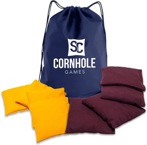 Miniatura 15 de Bolsas de cornhole resistentes al clima (juego de 8) - Tamaño/peso profesional de regulación (16 oz) - Uso en tableros de cornhole profesionales