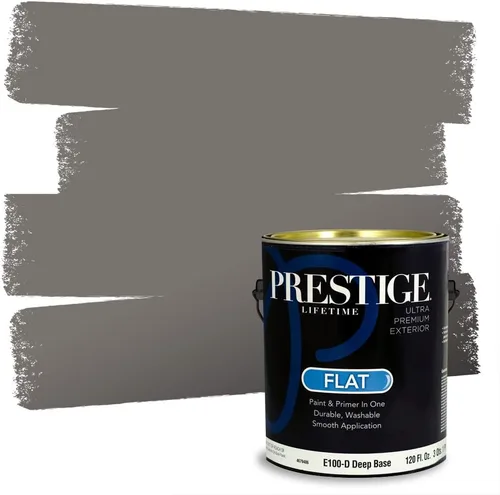 Miniatura 84 de Prestige Paints - 2 en 1, pintura base y pintura de exterior, P500-N-SW7020 SW6991-PCM