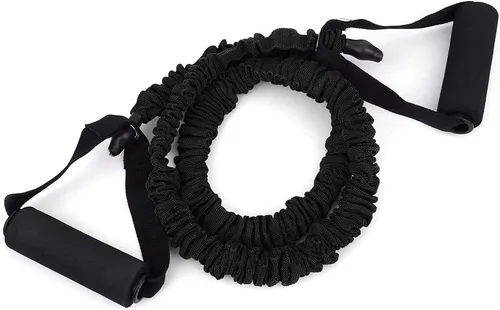 Miniatura 7 de Cuerda de tracción ranurada, bandas de resistencia para fitness, antirotura, cinturón elástico para interiores, yoga, entrenamiento de potencia