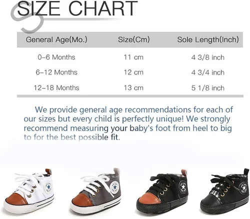 Miniatura 5 de Meckior - Tenis tipo botín para niños y niñas pequeños de 1 a 3 años con suela suave antideslizante de cuero sintético. Mocasines para bebés recién