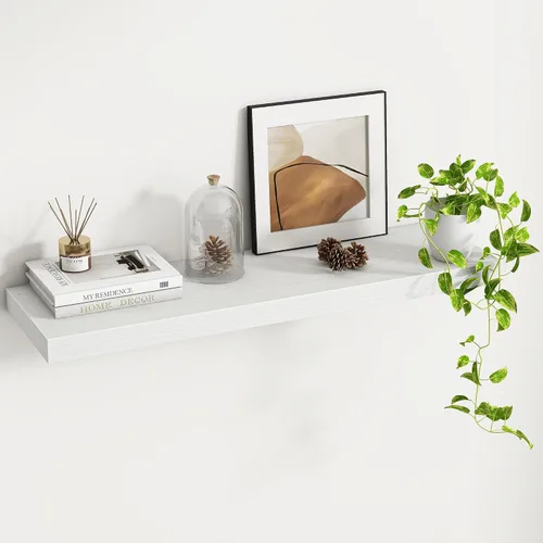 Miniatura 35 de Fun Memories Estantes flotantes – Estante de pared de 9.3 pulgadas de profundidad para decoración y almacenamiento – Estantería de exhibición