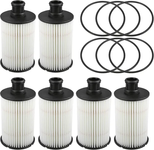 X AUTOHAUX 6 Unids Filtro De Aceite De Motor Reemplazo AJ812351 C2D3670 XR858593 LR011279 Filtro De Combustible De Aceite Para Land Rover Range