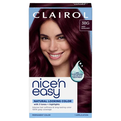 Miniatura 55 de Clairol Nice'n Easy - Tinte permanente para el cabello, color azul negro 2BB, paquete de 1 unidad 2BB Azul Negro