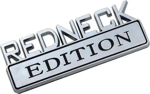 Miniatura 6 de 1 emblema exterior de 3.1 pulgadas Redneck Edition para automóvil, camión, barco, calcomanía de repuesto para F-150 F250 F350 Silverado RAM 1500
