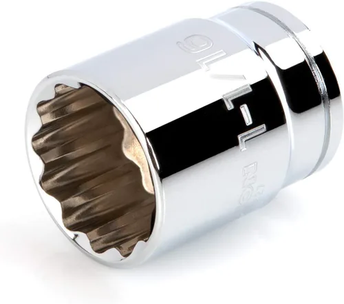 Miniatura 28 de TEKTON Unidad de 1/2 pulgada x enchufe de 12 puntos de profundidad de 1 pulgada SHD23225