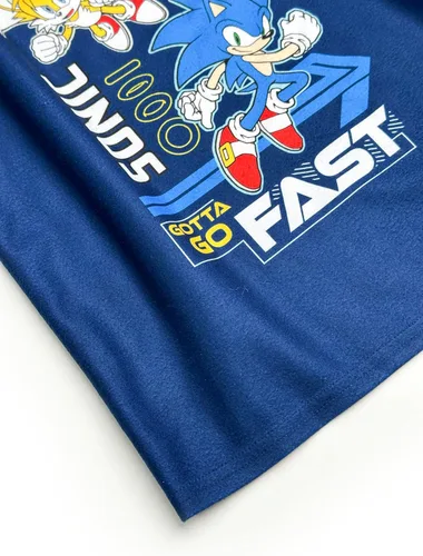 Miniatura 5 de Komar Kids Sonic the Hedgehog Christmas This Is How I Roll - Conjunto de pijama de manga larga para niño