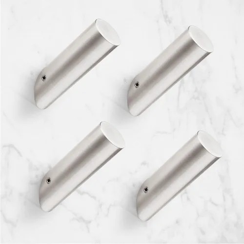 Miniatura 15 de NINETREX Ganchos negros para toallas, gancho negro mate, ganchos modernos para toallas, ganchos de acero inoxidable SUS 304, resistentes al agua
