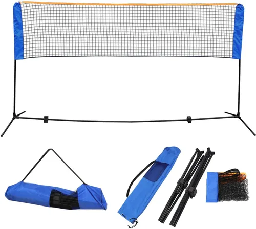 Miniatura 9 de Red de bádminton portátil de altura ajustable, red de competición para deportes para interiores y exteriores, para niños, voleibol, pickleball