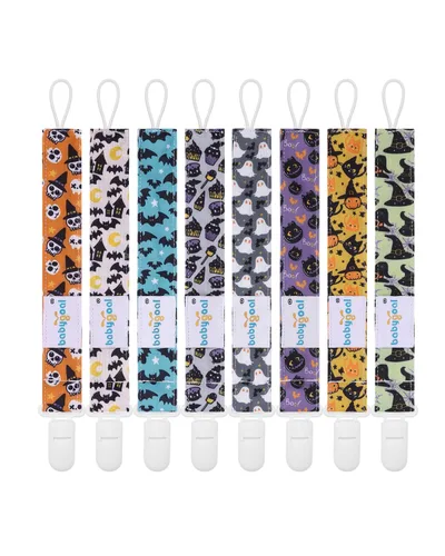 Miniatura 17 de Babygoal Clips neutros para chupete, paquete de 4 unidades con asa para chupetes y baberos, se adapta a la mayoría de chupones y baberos 4PS07-B