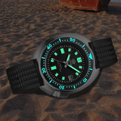 Miniatura 4 de ADDIESDIVE Automatic Diver 200M - Reloj mecánico luminiscente NH35A analógico de acero inoxidable
