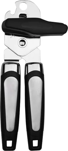 Miniatura 3 de Abrelatas multifuncional 3 en 1, herramienta de cocina manual, manual de seguridad, ergonómico y resistente, abrelatas manual para personas mayores