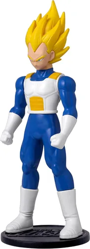 Miniatura 2 de BANDAI Dragon Ball Flash Series Super Saiyan Vegeta Figura de acción Figura coleccionable de 4 pulgadas de alto contiene moneda, manga de Dragon