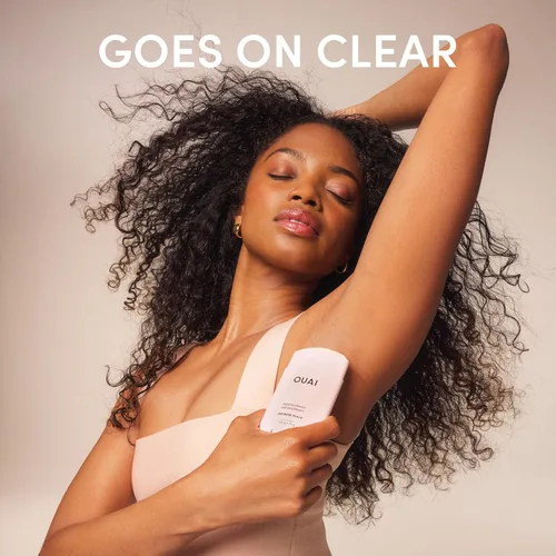 Miniatura 6 de OUAI Desodorante sin aluminio - Desodorante para mujeres con control de olor de 24 horas y aplicación invisible - Enriquecido con notas de rosa