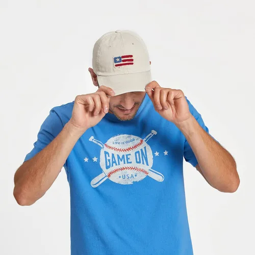Miniatura 4 de Life is Good - Unisex American Flag Tattered Chill Cap
