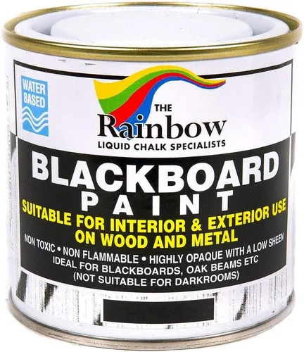 Miniatura 2 de Pintura para pizarra de tiza - Aplica con brocha en madera, metal, vidrio, pared, paneles de yeso, marcos o cualquier superficie. Usar con bolígrafo