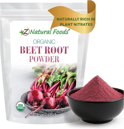 Miniatura 16 de Z Natural Foods Polvo de zanahoria orgánico, polvo de superalimento natural para la visión y la salud del corazón, ideal en jugos, batidos