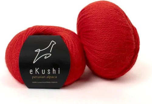 Miniatura 21 de 100% Hilo de Alpaca para Bebé para Tejer y Ganchillo - Juego de 3 Madejas de Hilo Premium DK - Ligero, Hipoalergénico y Térmico Hecho en Perú - N010