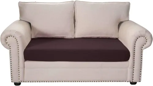 Miniatura 42 de MBROS Funda de cojín elástica para sofá de 2 cojines, protector de muebles de 1 pieza, funda de cojín para sofá, funda de cojín, color negro