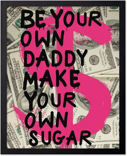 Miniatura 85 de Poster Master Be Your Own Daddy Print - Póster motivacional de dinero, graffiti y arte pop, regalo de preparación para hombres y mujeres, decoración
