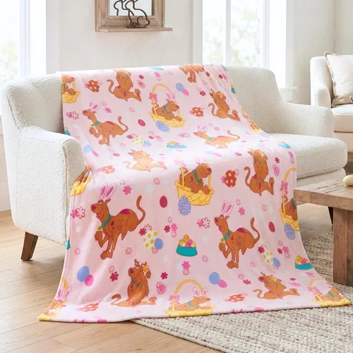 Miniatura 40 de Care Bears Love-A-Lot & Share Bear - Manta para niños, tacto de seda súper suave, 40 x 50 pulgadas, (producto oficial) por Franco