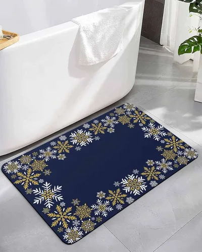 Miniatura 8 de Tapete de baño con diseño de árbol de flores, antideslizante, de secado rápido y absorbente, tierra de diatomeas, cocina, ducha, fregadero, lavable