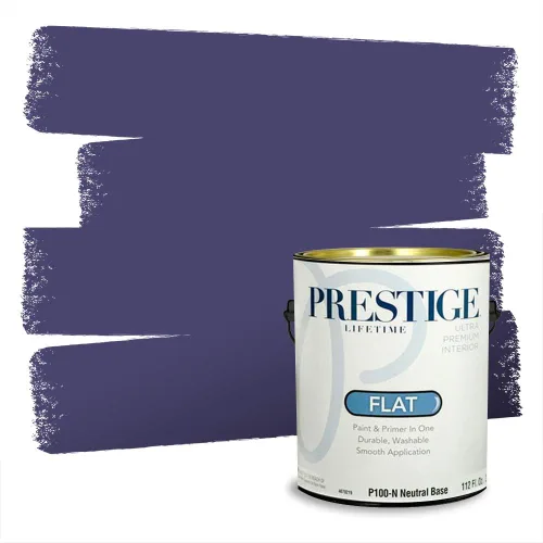 Miniatura 450 de Pintura Exterior + imprimación PRESTIGE, todo-en-uno, 1 galón, acabado mate, color comparable al Valspar* Royal Gray* VS151-Gris real