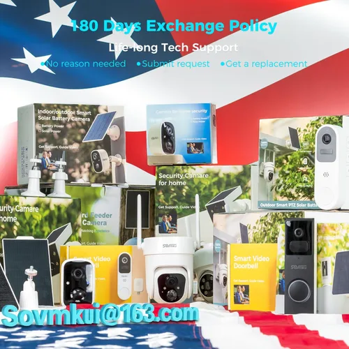 Miniatura 4 de Cámara de seguridad solar inalámbrica Vicohome 2CQ4 2K AI para exteriores, cámara alimentada por batería, visión nocturna a color, audio